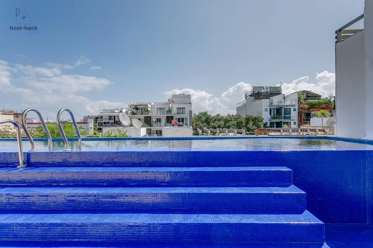 Apartamento Aptartment With Patio, Rooftop & Pool Close To The Beach - Danzamar 2 Playa del Carmen México