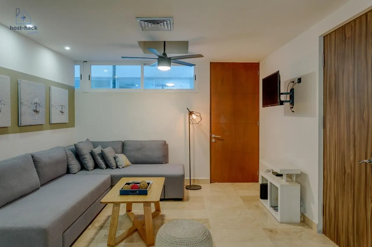 Aptartment With Patio, Rooftop & Pool Close To The Beach - Danzamar 2 Playa del Carmen México