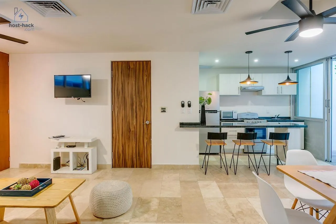 Aptartment With Patio, Rooftop & Pool Close To The Beach - Danzamar 2 Playa del Carmen Mexiko